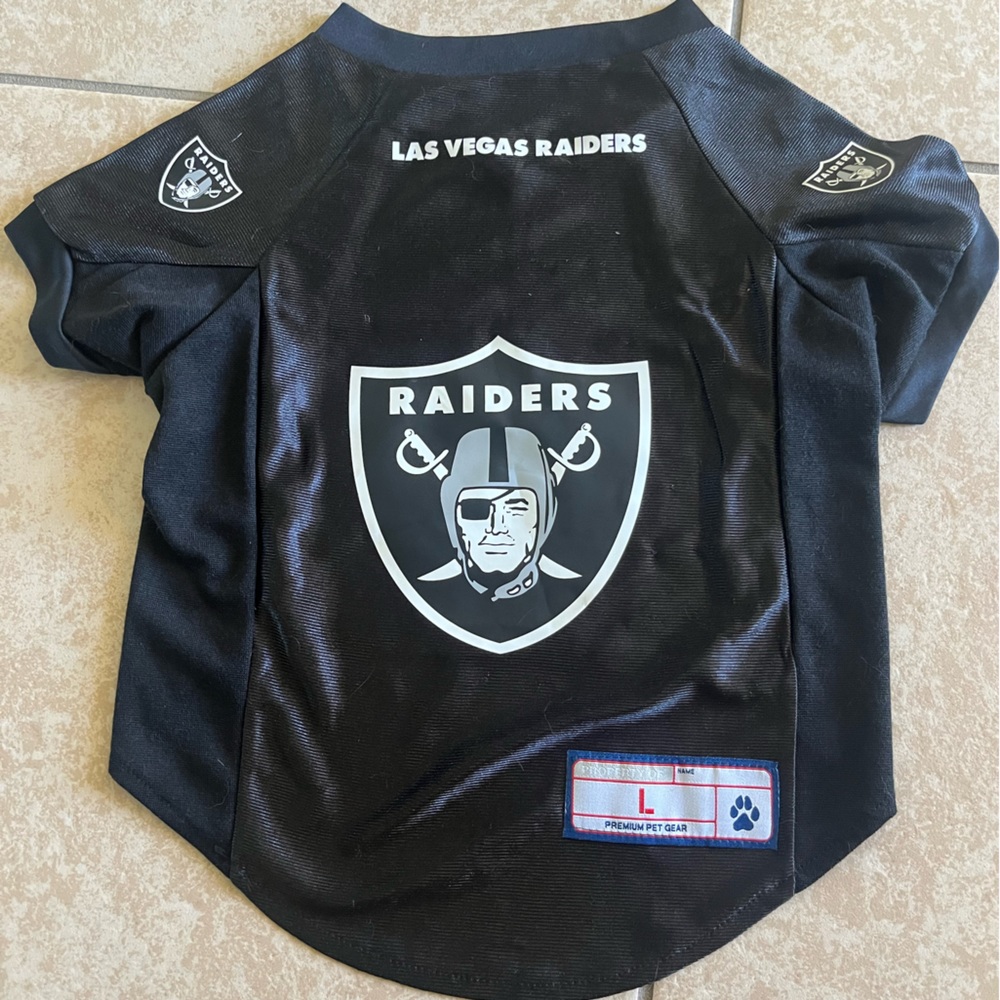 Raiders dog jersey